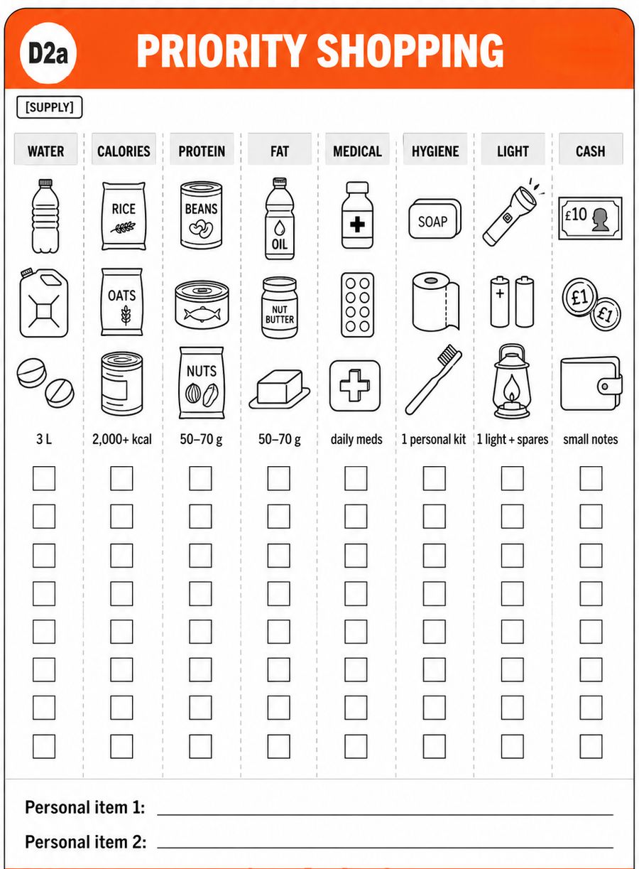 Emergency Food Supply: What to Stock (Calmly)
